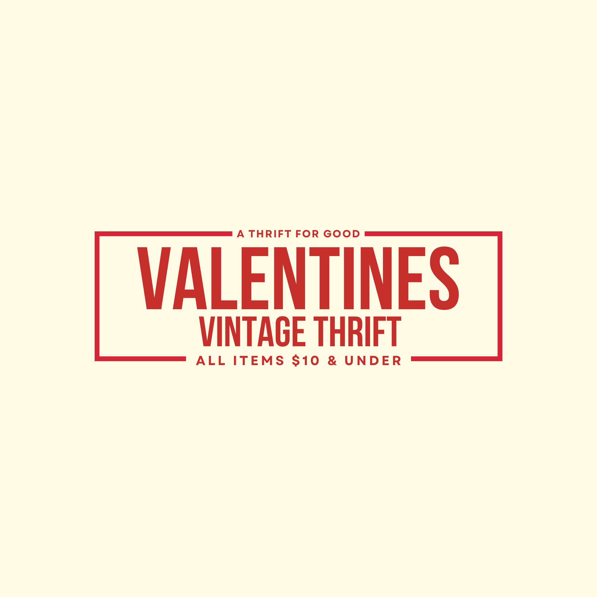 Valentines Vintage Thrift